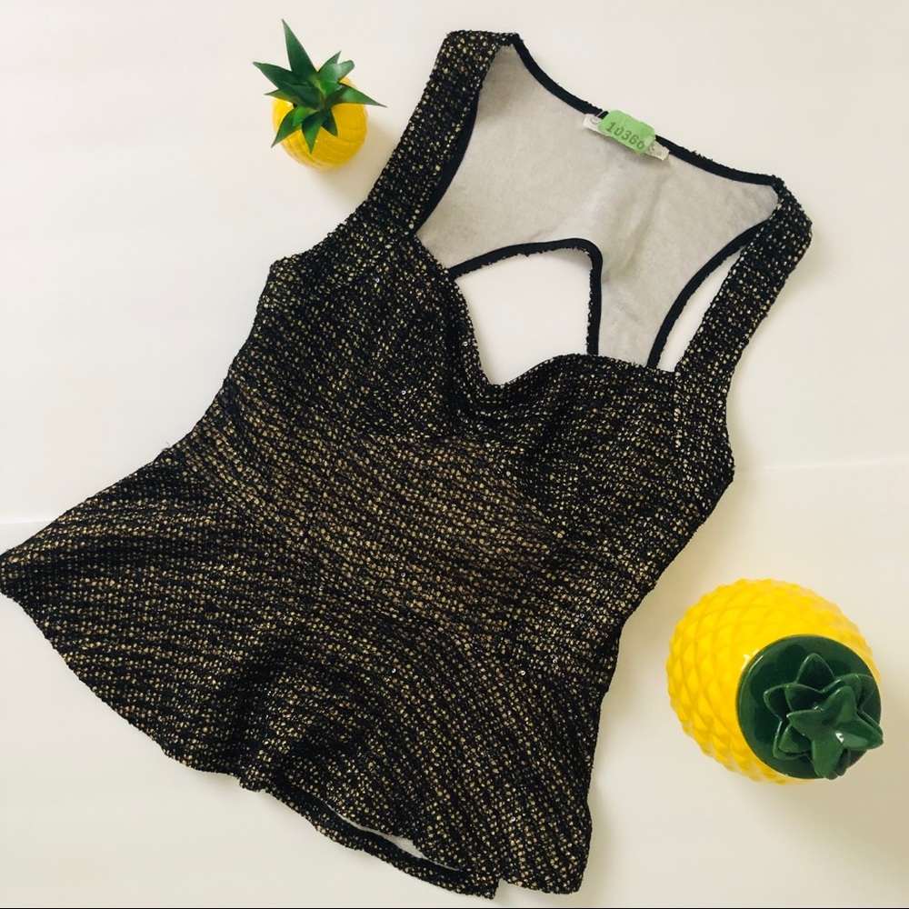 Open Back Evening Top